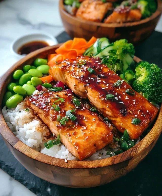 Meal Prep Teriyaki Salmon Rice Bowls