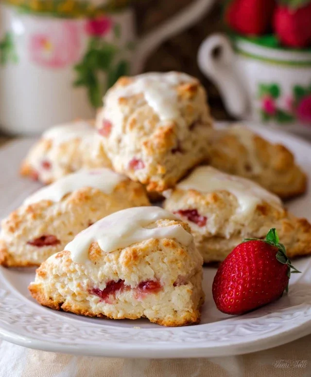 Strawberry Scones