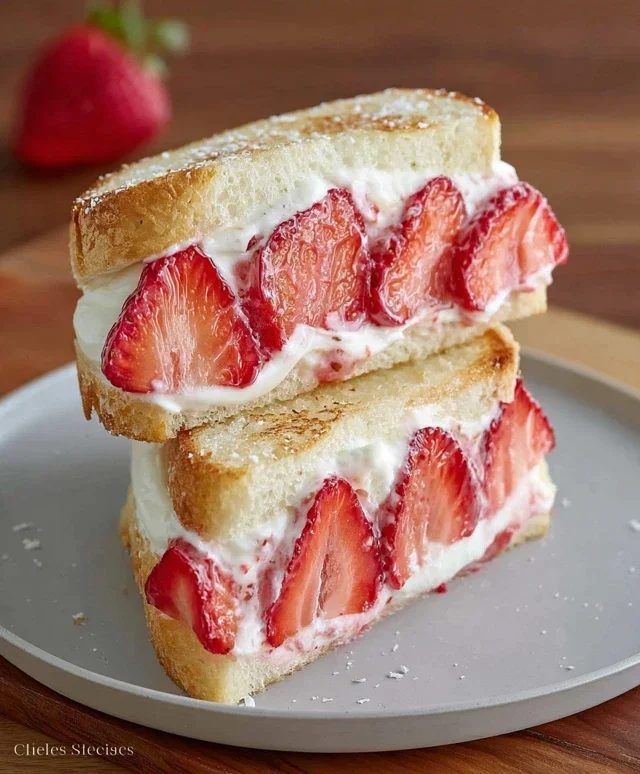 4-ingredient Strawberry Sando