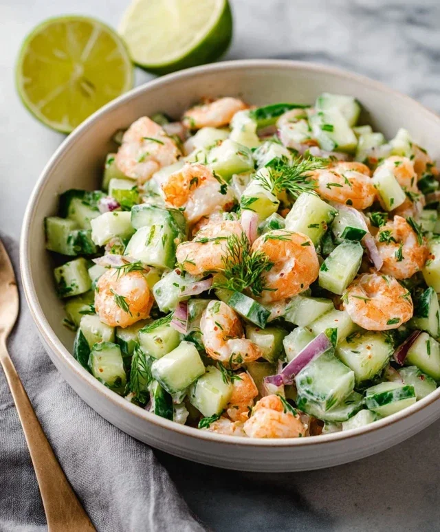 Cucumber Shrimp Salad