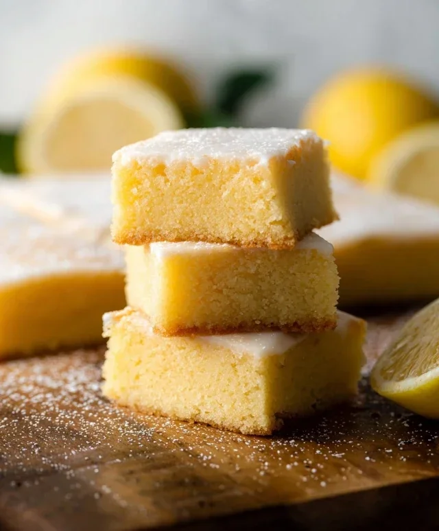 Easy Lemon Brownies Recipe