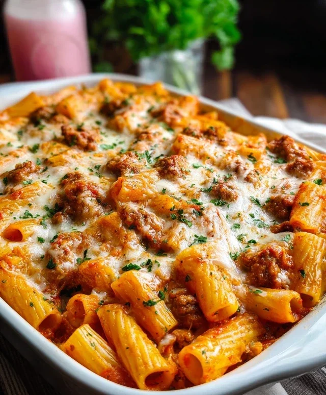 Baked Rigatoni with Sausage