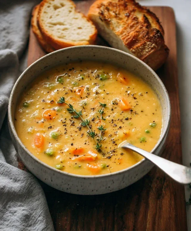 One-Pot Creamy Vegetable Soup