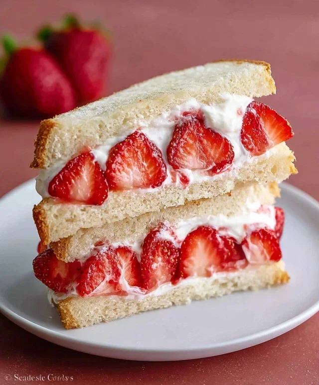 4-ingredient Strawberry Sando