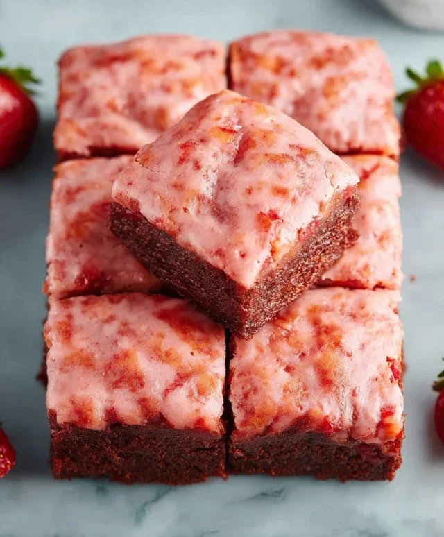 Strawberry Brownies