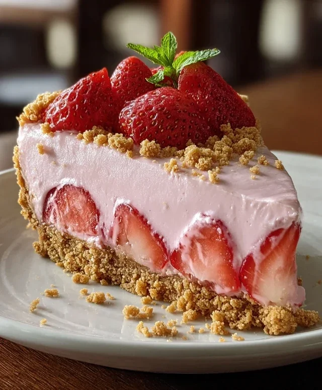 Strawberry Crunch Pink Cheesecake