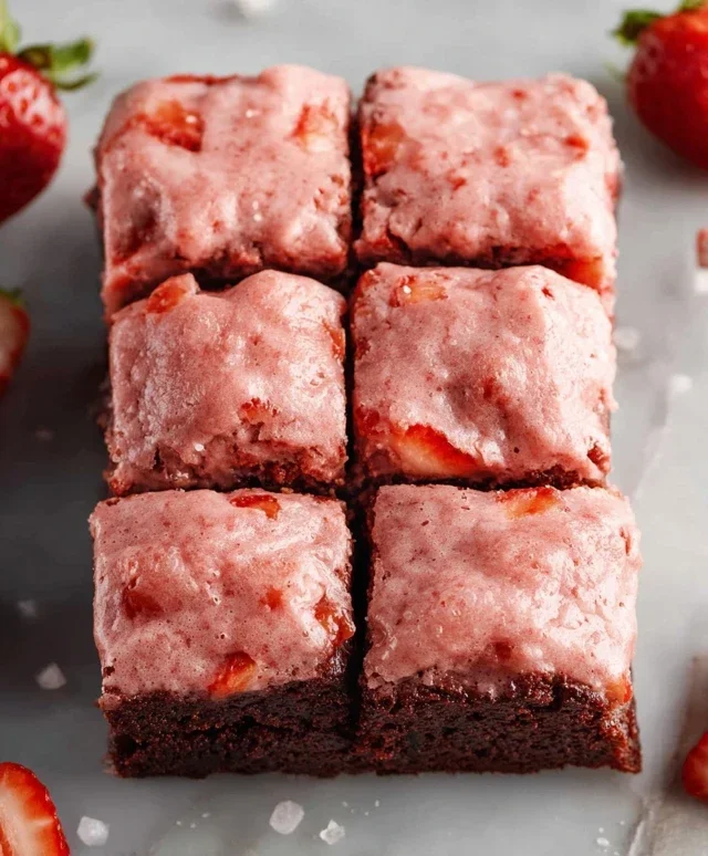 Strawberry Brownies