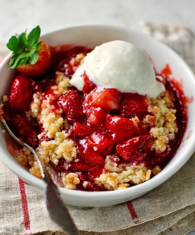Strawberry Cobbler