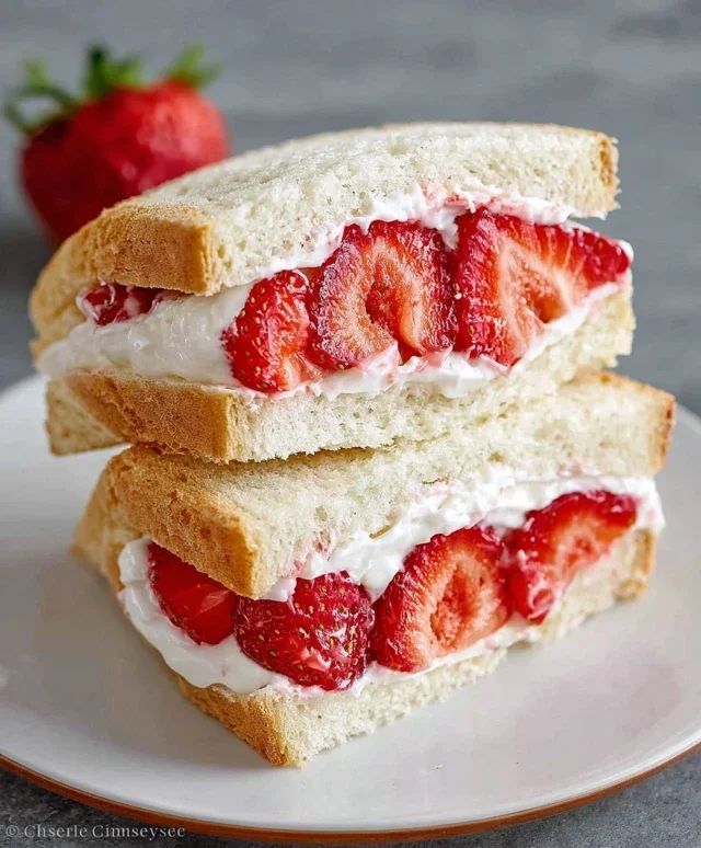 4-ingredient Strawberry Sando