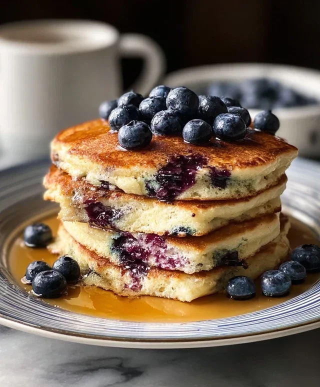 Easy Blueberry Pancake