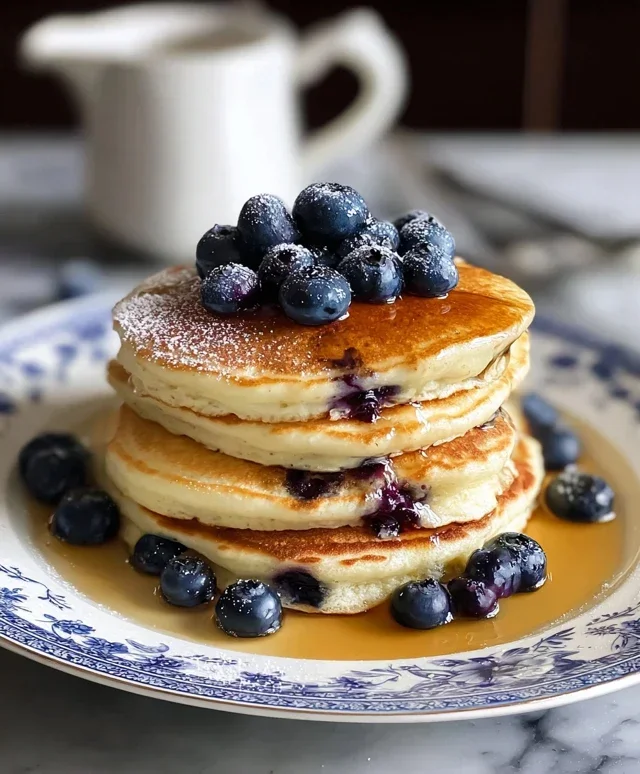 Easy Blueberry Pancake