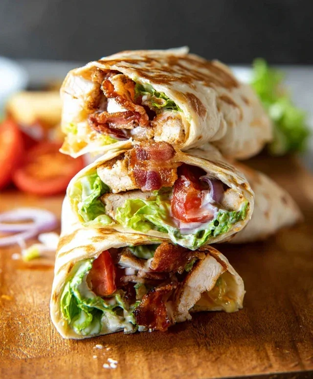 Crispy Chicken Beef Beef Bacon Ranch Wrap