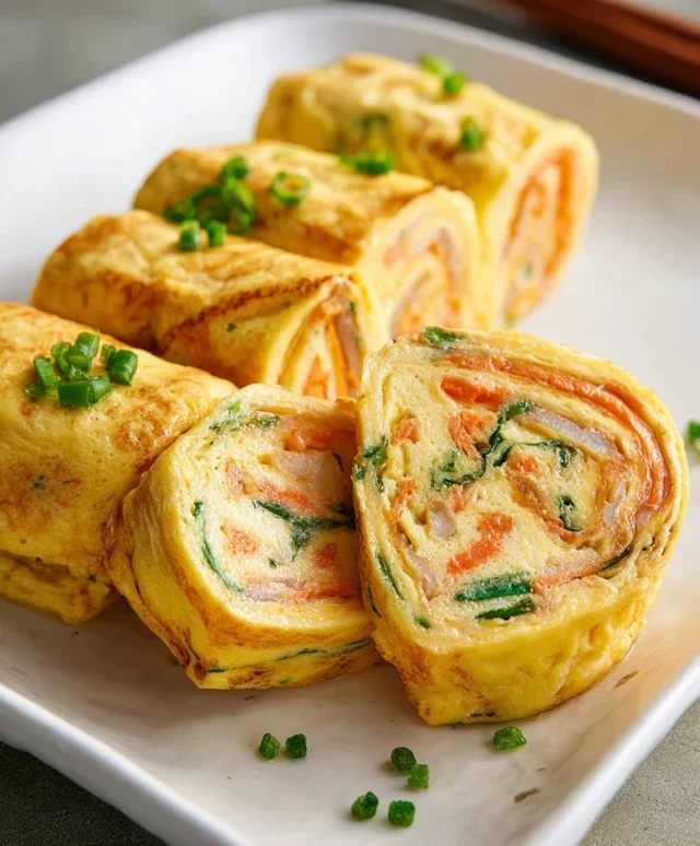 Gyeran Mari (Korean Rolled Omelette)