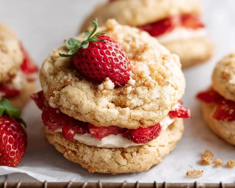 Strawberry Shortcake Cookies