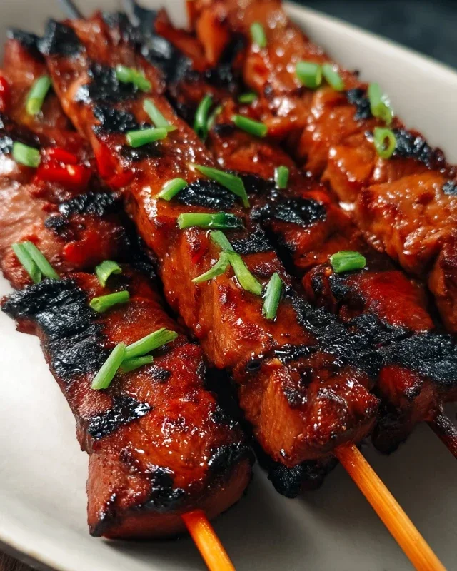 BBQ Chicken Skewer Salad