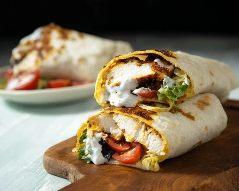 Chipotle Ranch Grilled Chicken Burrito