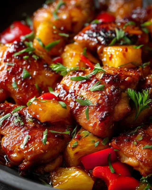 Hawaiian Chicken Sheet Pan