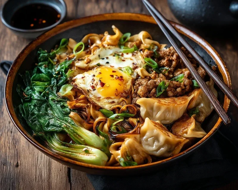 Potsticker Noodle Bowl
