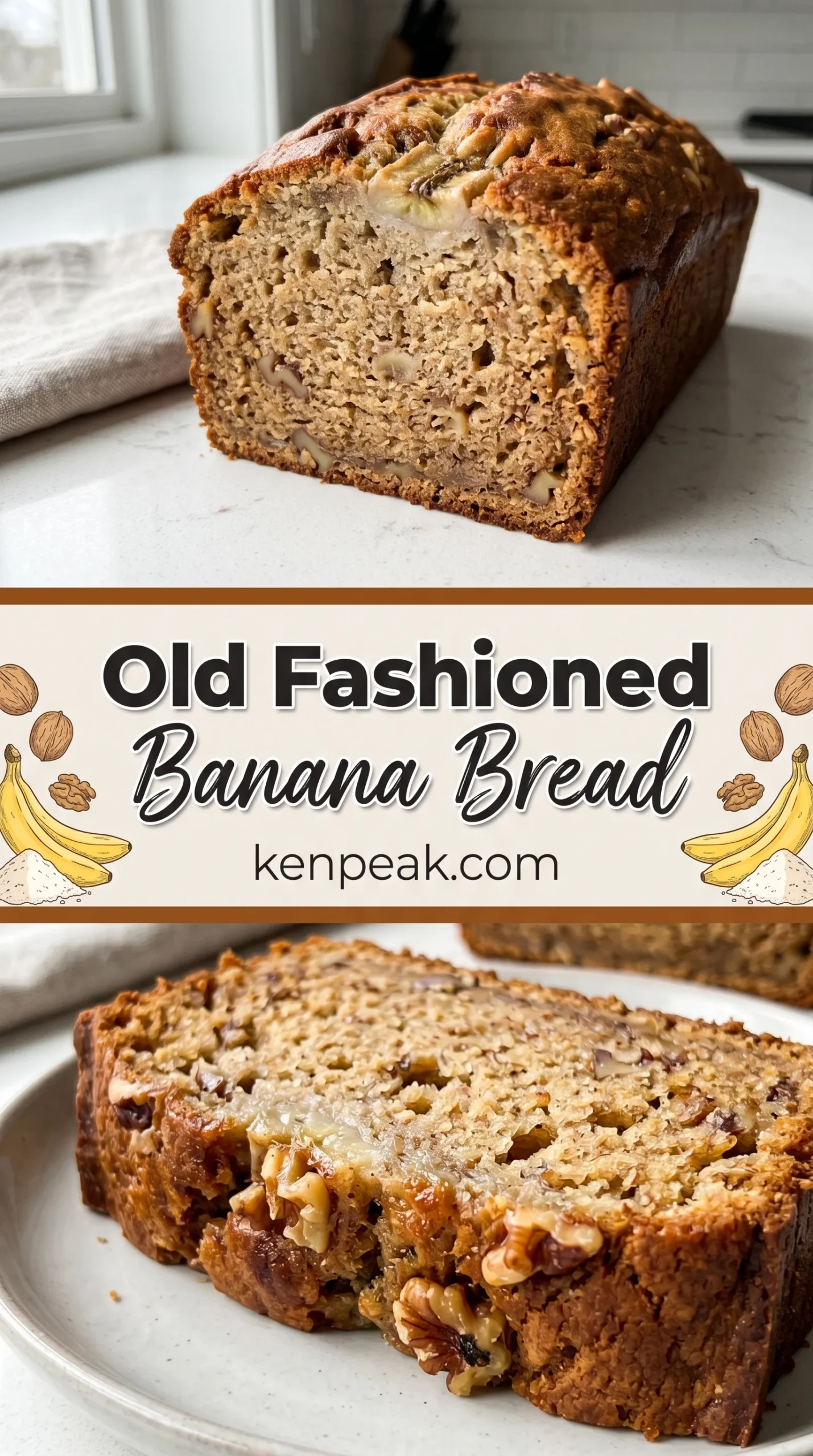 Old Fashioned Banana Bread