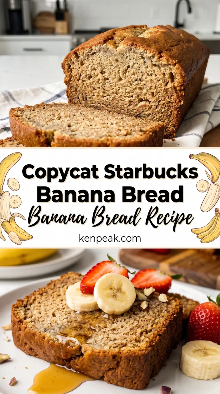 Copycat Starbucks Banana Bread Recipe