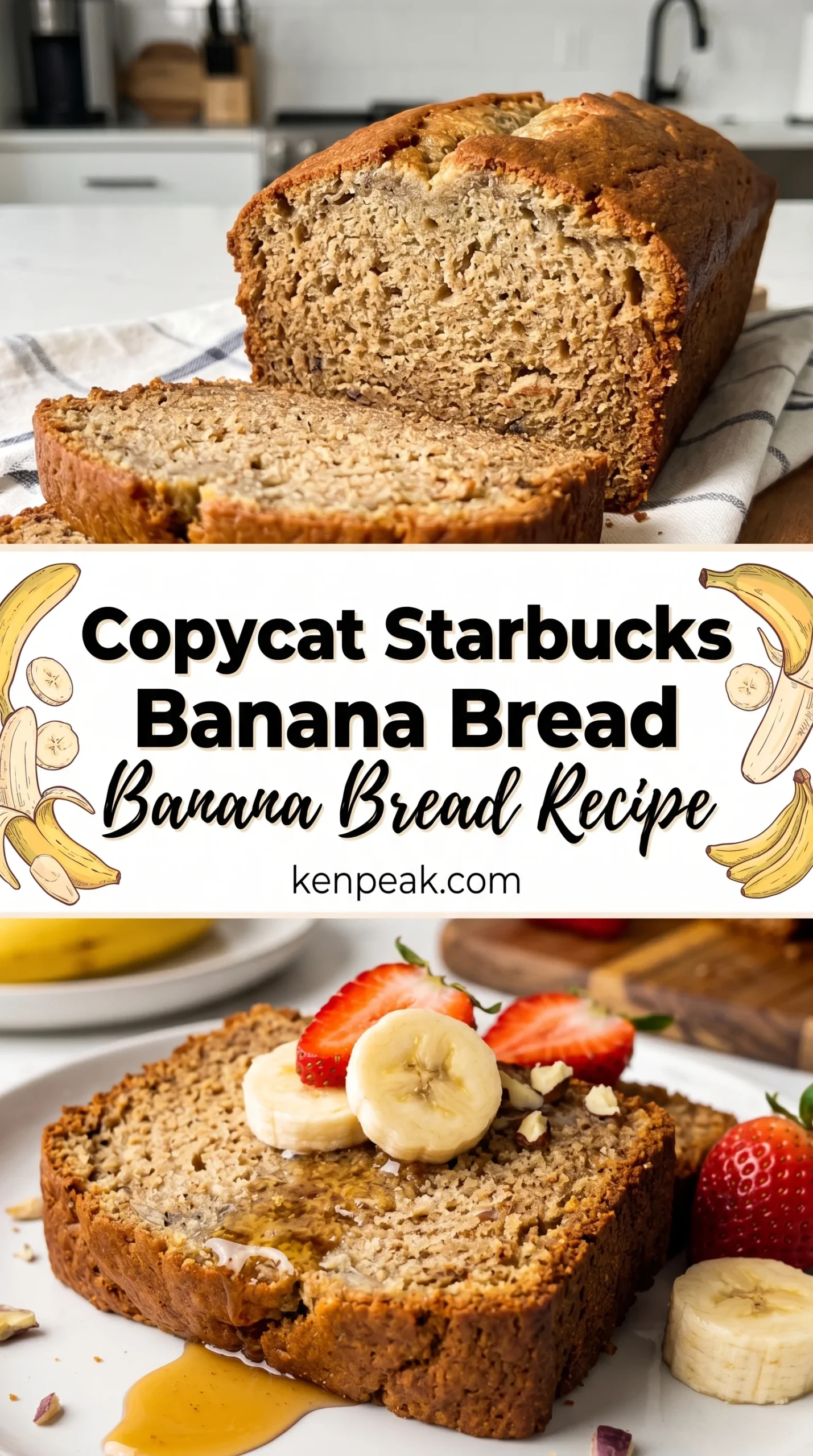 Copycat Starbucks Banana Bread Recipe