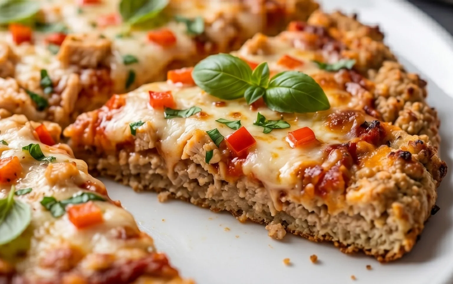 Chicken Crust Pizza (Low Carb + High Protein