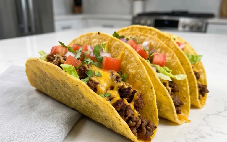 Crispy Ground Beef Tacos