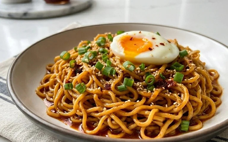 Easy Saucy Ramen Noodles