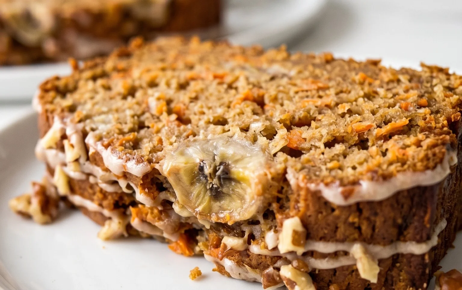 Dairy Free Carrot Cake Banana Bread