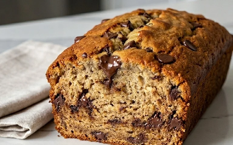 Easy Chocolate Chip Banana Bread
