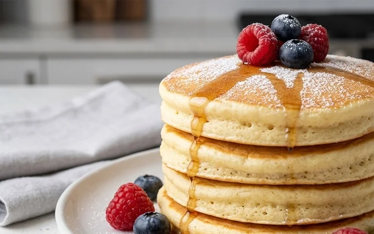 Fluffy Japanese Soufflé Pancakes