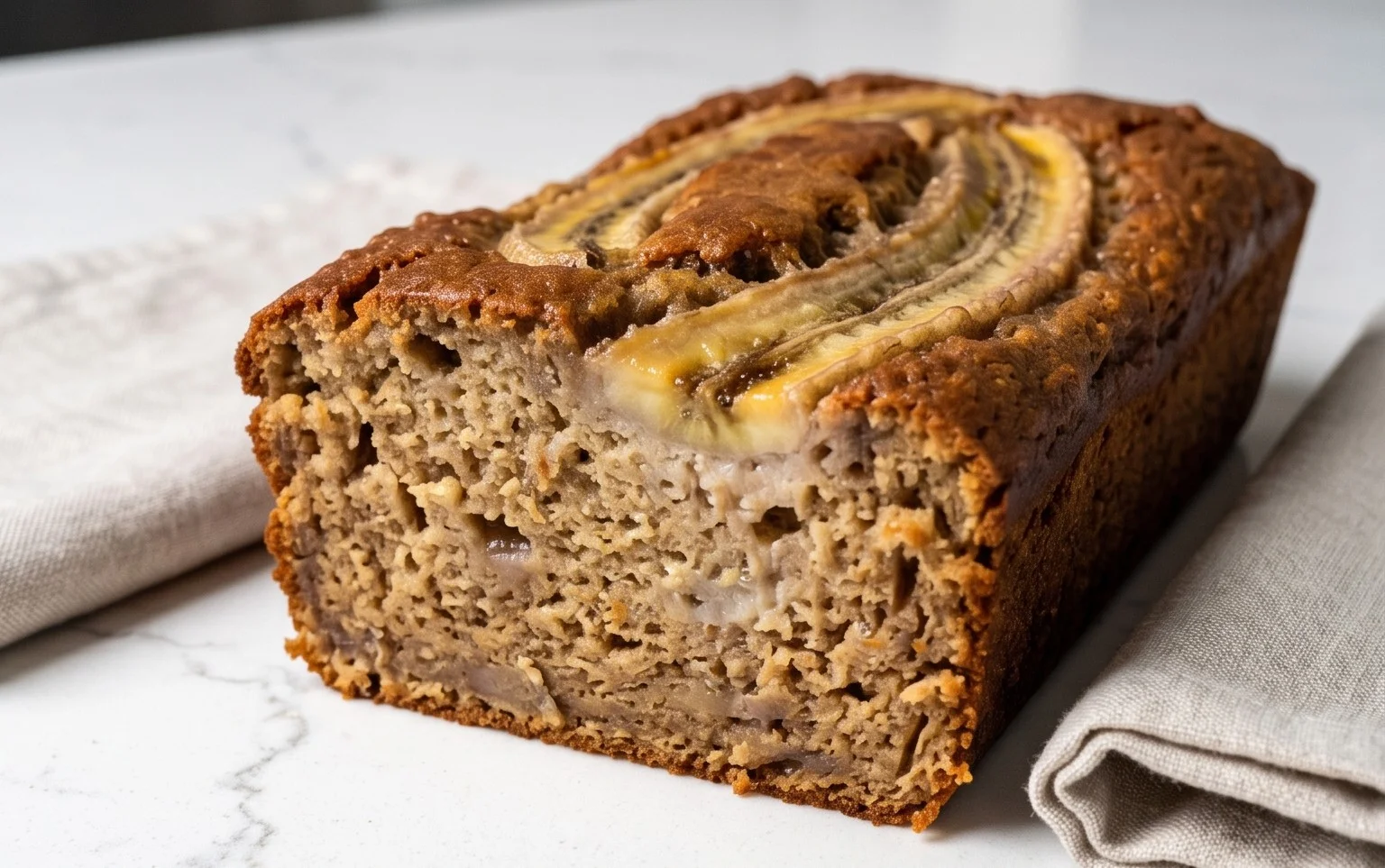 Healthy 5-Ingredient Flourless Banana Bread