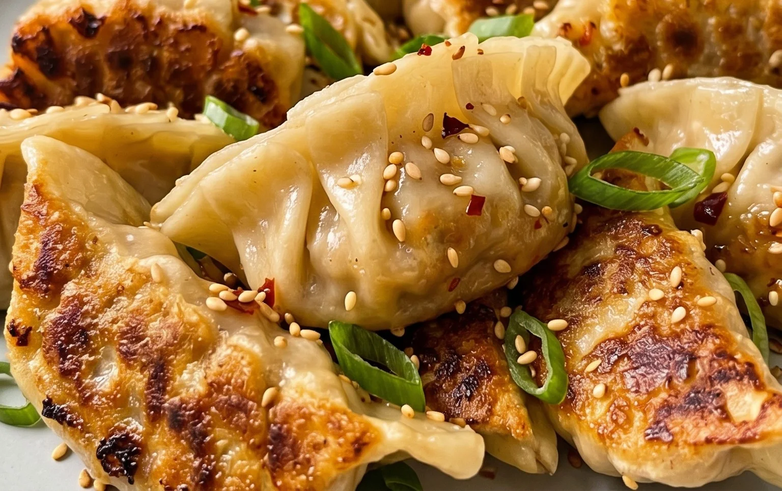Chicken Potstickers (Pan Fried Dumplings)