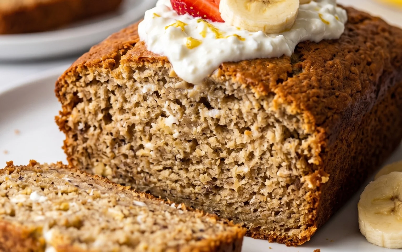 Cottage Cheese Banana Bread