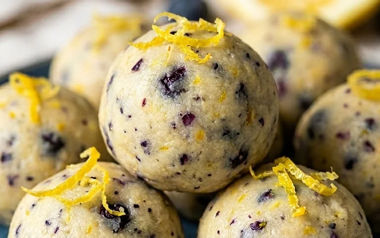 LEMON BLUEBERRY TRUFFLES