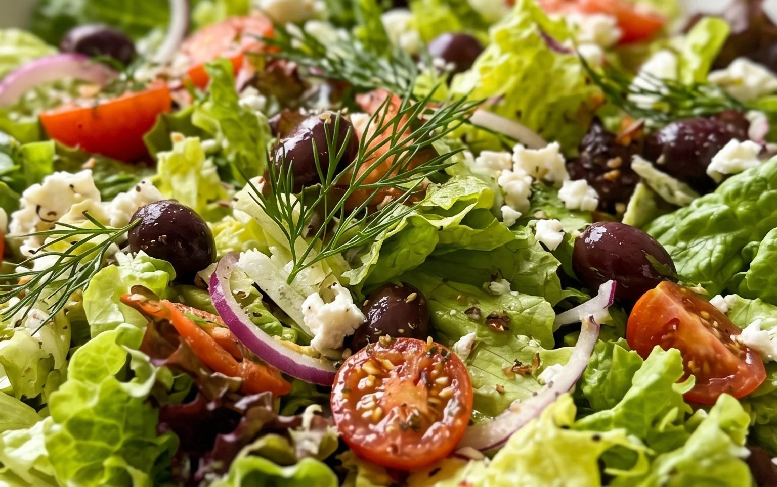 Maroulosalata (Greek Lettuce Salad)