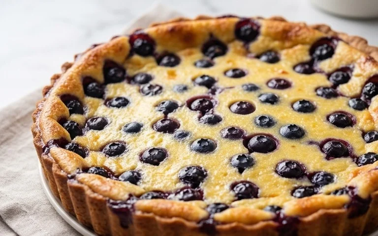 Lemon Blueberry Clafoutis