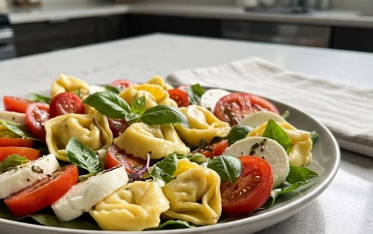 Tortellini Caprese Salad