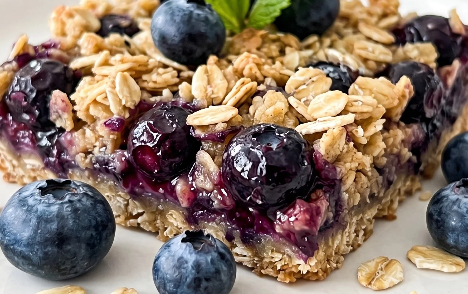 Blueberry Oatmeal Bars
