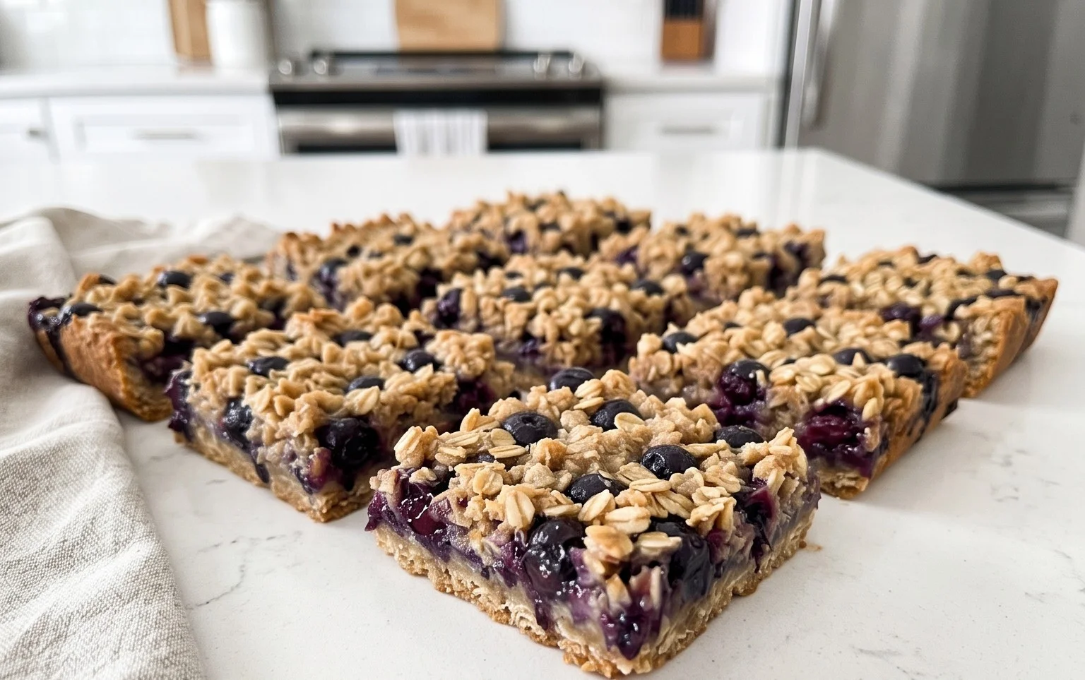 Blueberry Oatmeal Bars