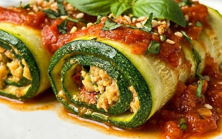 Vegan Zucchini Rollatini