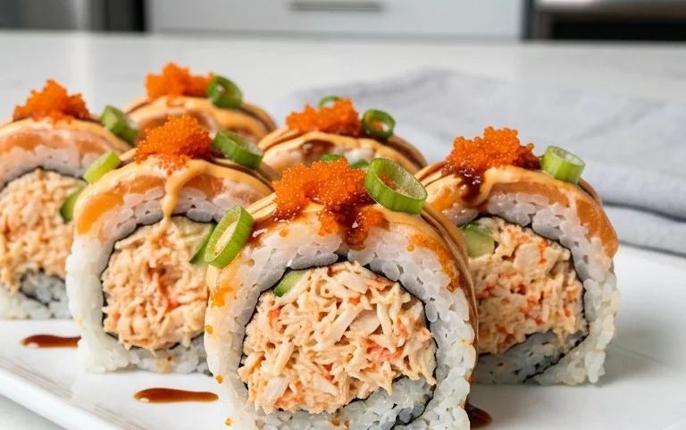 Kani Sushi (Spicy Crab Roll)