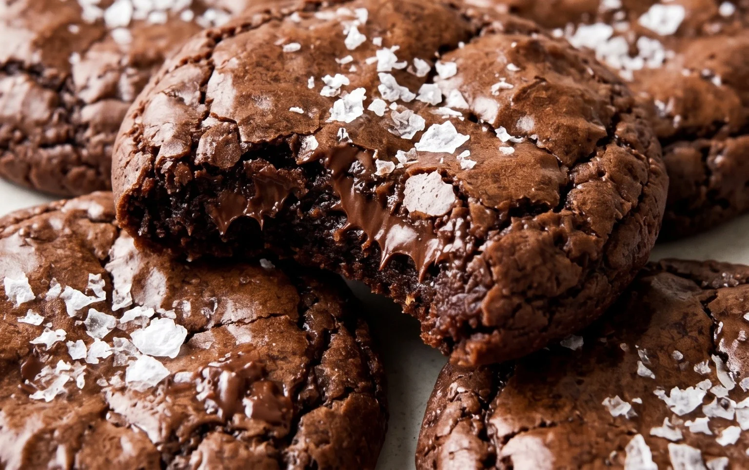 Salted Brownie Cookies