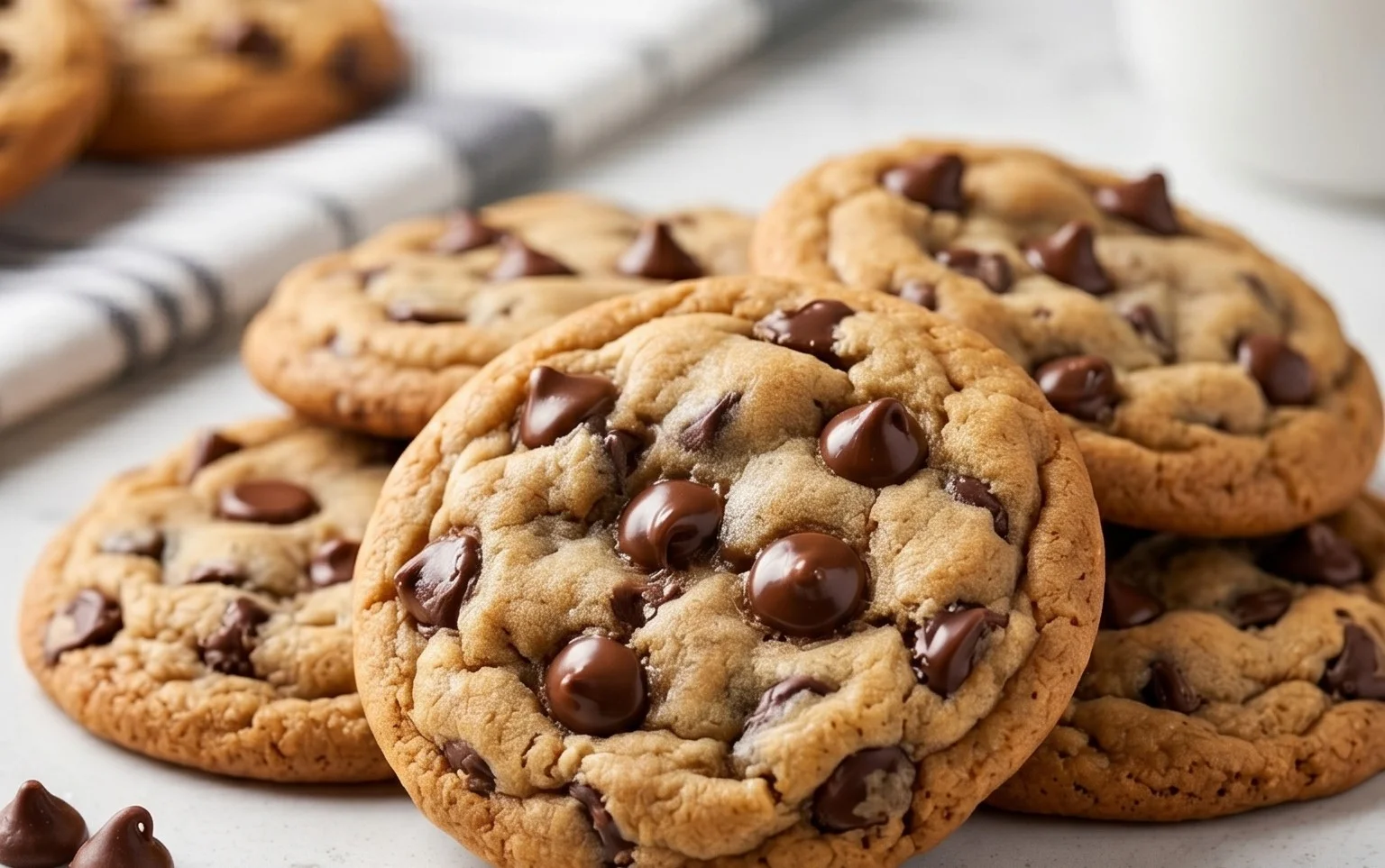 The Best Soft Chocolate Chip Cookies