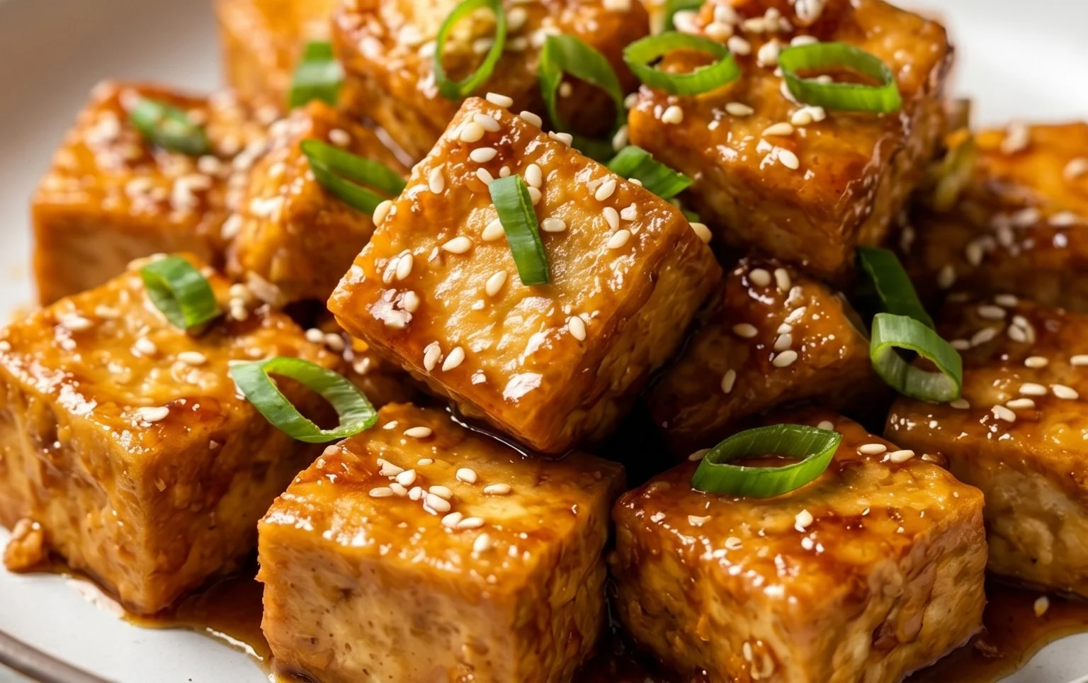 Honey Garlic Tofu