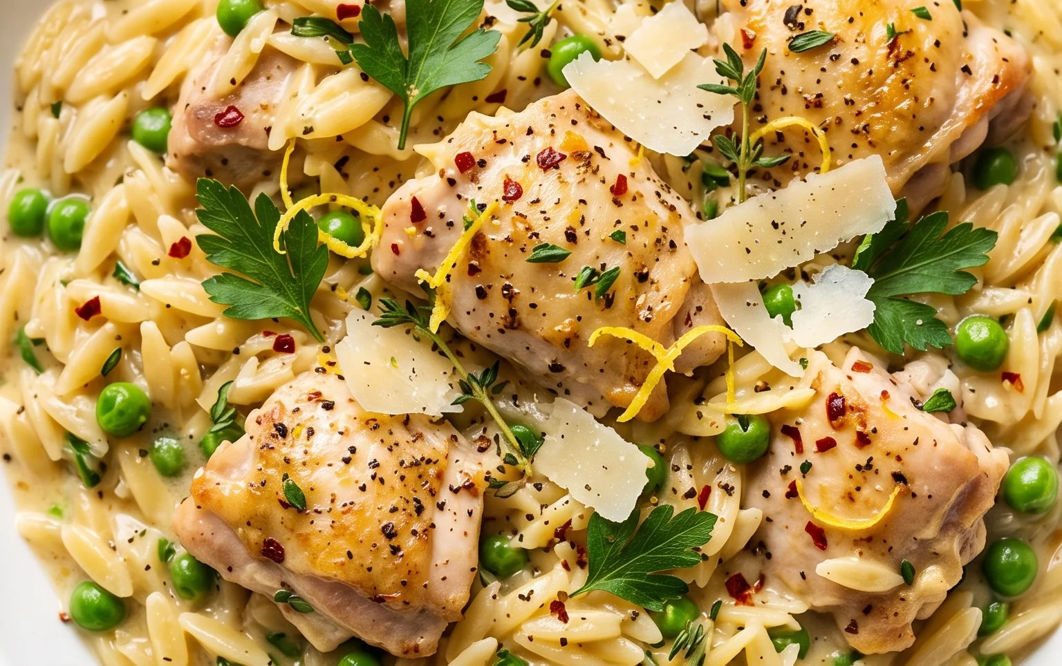 Chicken Orzo (30-Minutes, One-Pan)