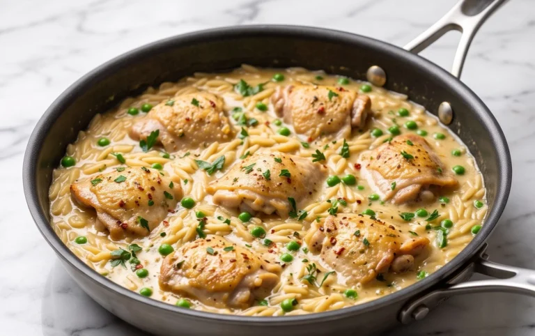 Chicken Orzo (30-Minutes, One-Pan)
