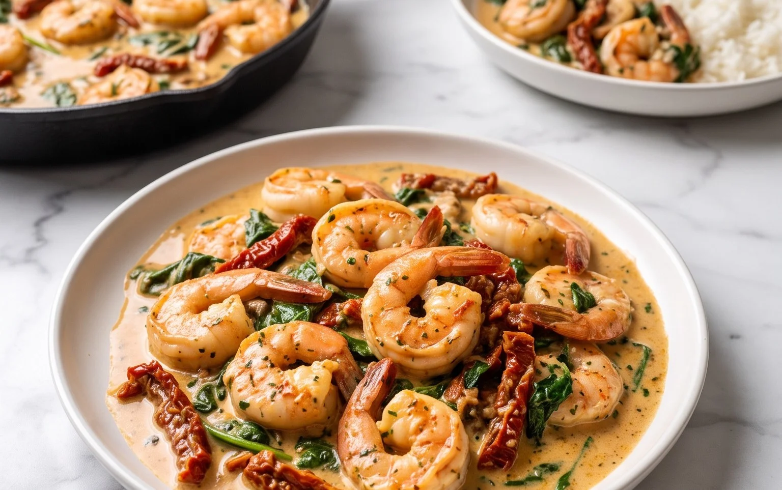 Tuscan Shrimp (One-Pan, 30-Minute Dinner)