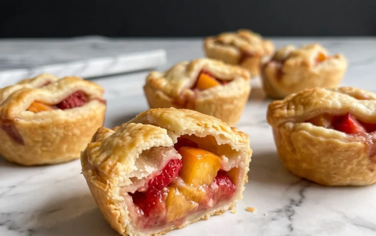 Strawberry Peach Pie Bites