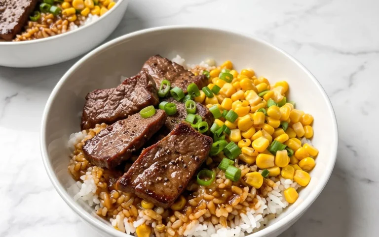 Beef Pepper Rice Bowl is a delicious meal option.